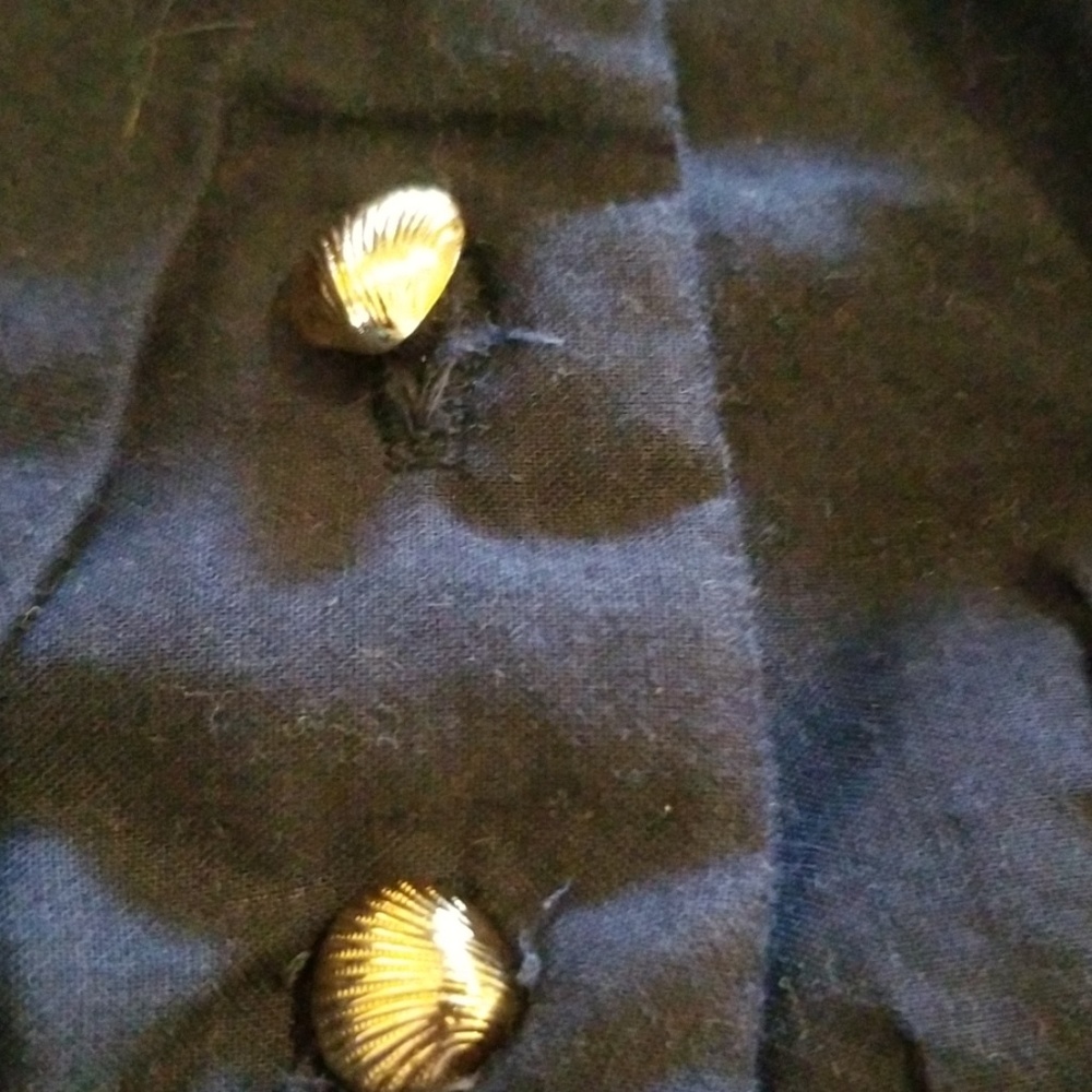 Navy sea shell dress - Picture 4 of 4